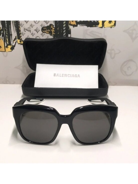 New Authentic Chic Black Sunglasses BB0025SA 004 main image 7
